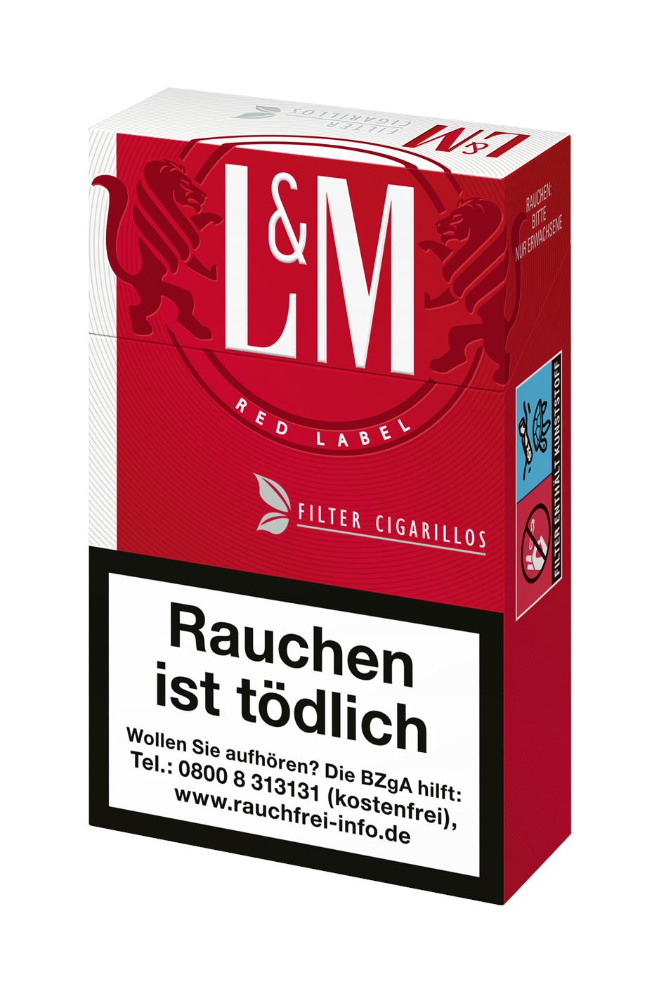 L&M Red Filterzigarillos 1 Stange 10x17 Stück