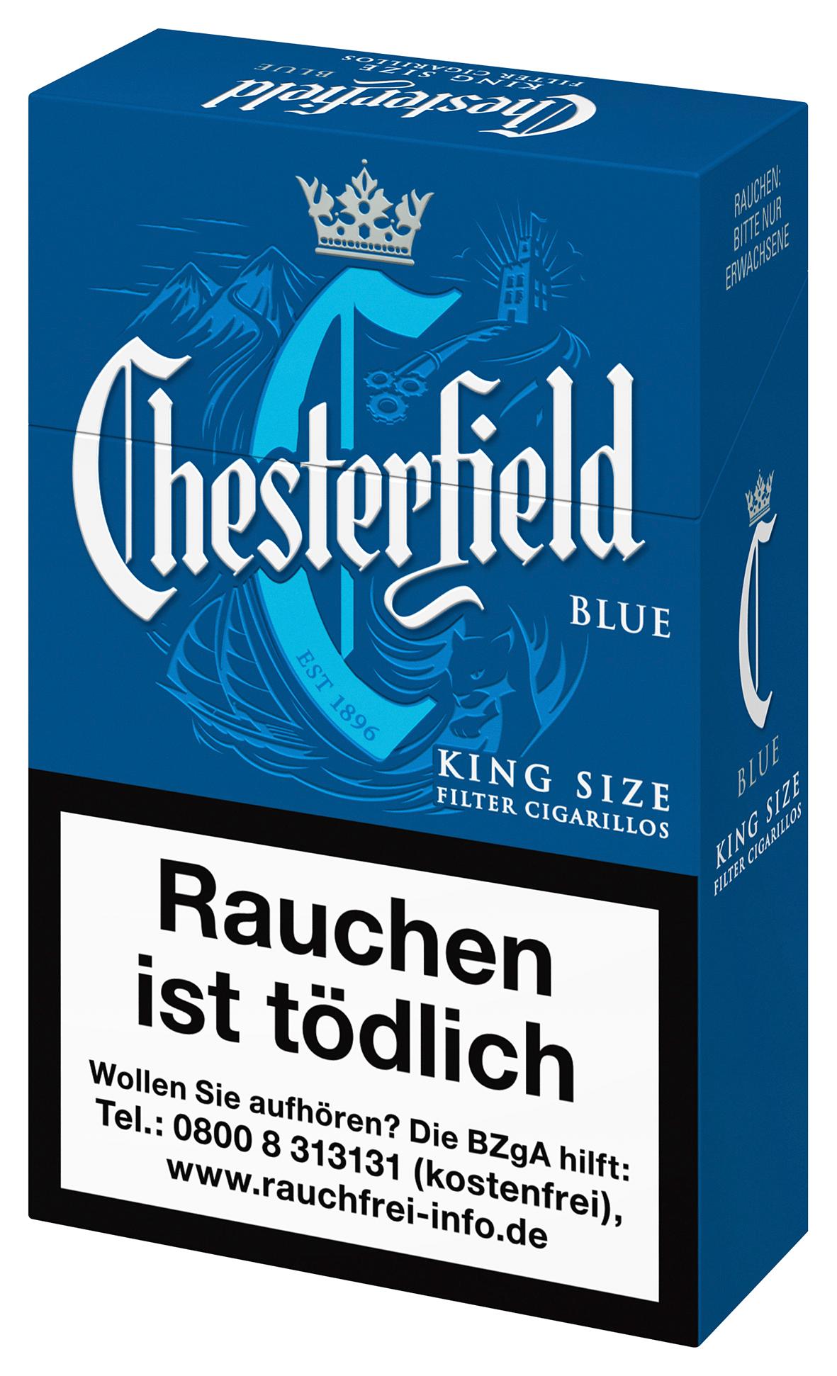 Chesterfield Zigarillos Blue King Size 1 Packung