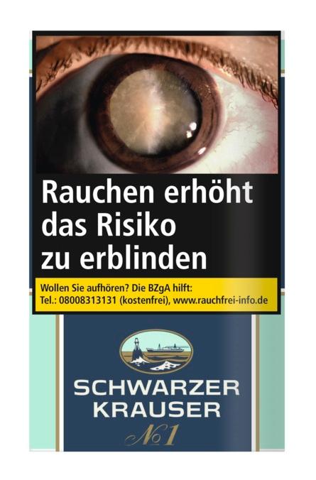 Schwarzer Krauser No.1 Zigarettentabak 1 Pouch
