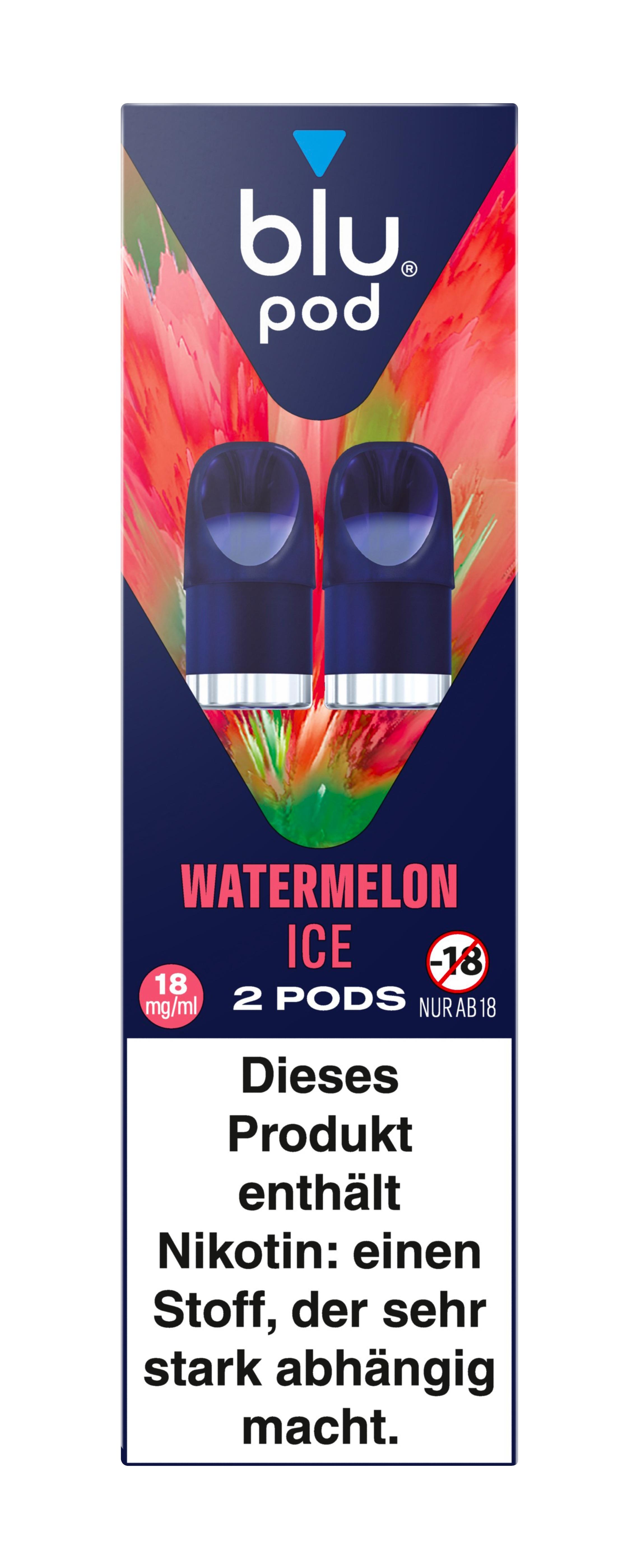 blu Pod Watermelon Ice 18mg 1 Stück 2 Stück