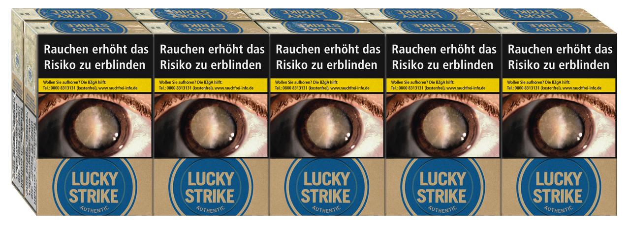 Lucky Strike Authentic Blue Zigaretten 1 Stange