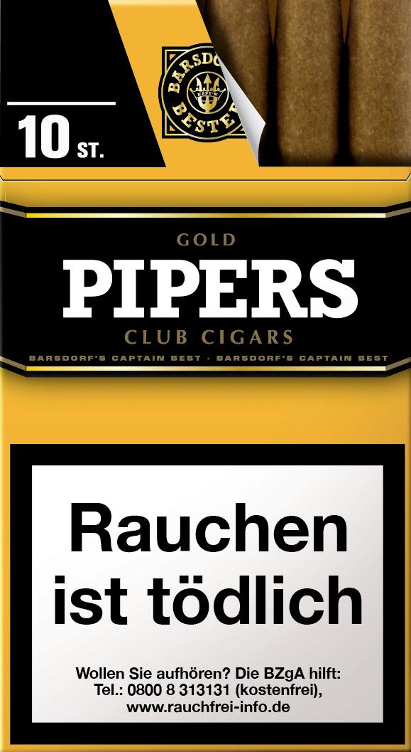 Pipers Zigarillos Little Cigars Vanilla/Gold 1 Packung