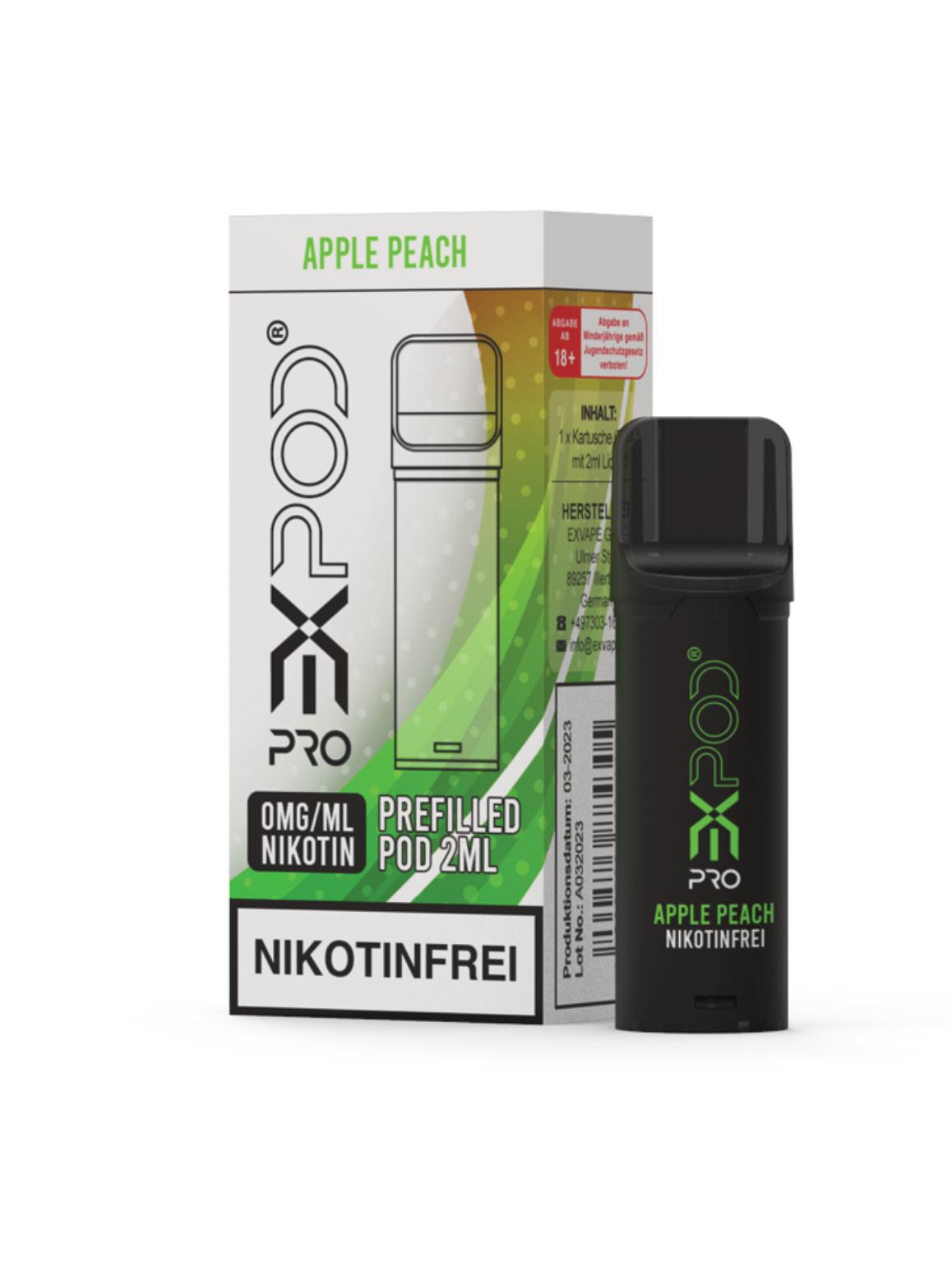 Expod Pro Pod Apple Peach nikotinfrei 1 Packung 1 Stück