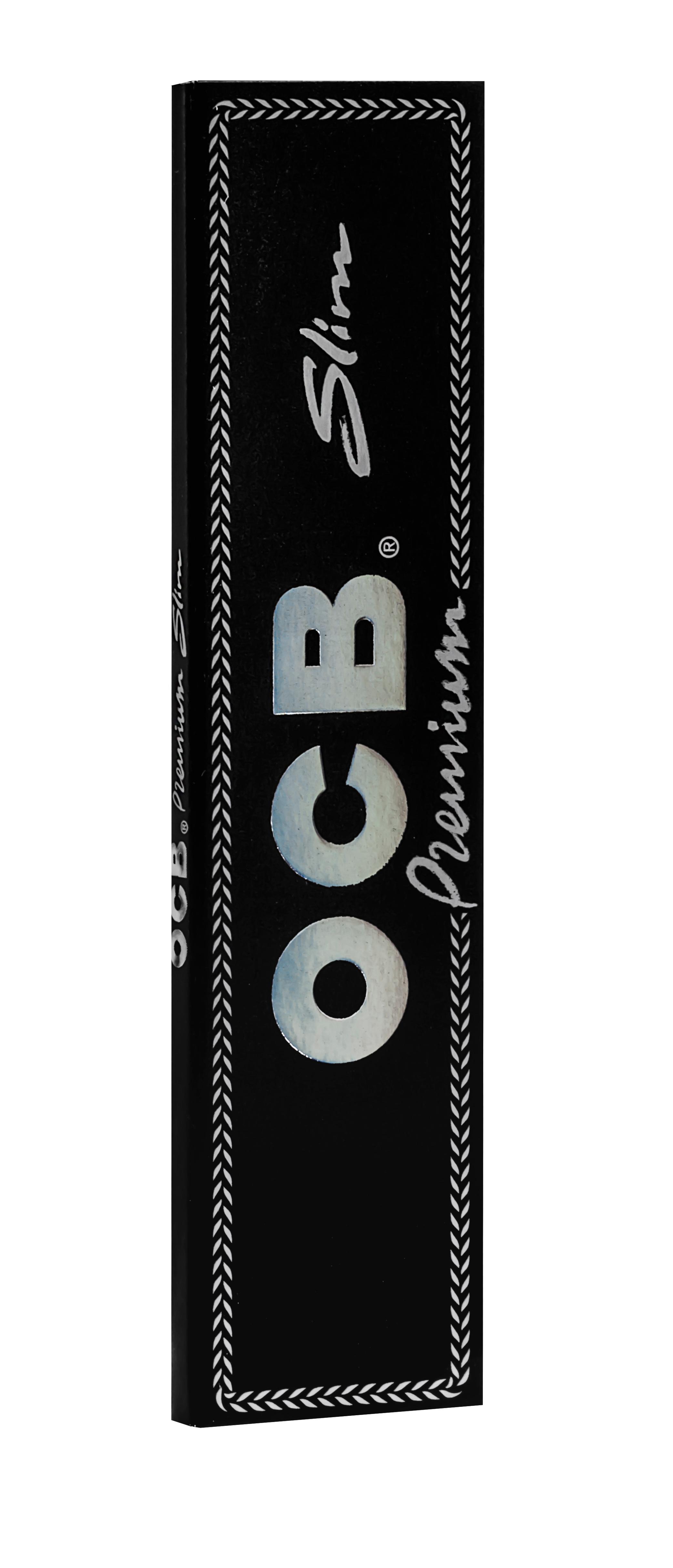 OCB Zigarettenpapier Schwarz Premium Long Slim 1 Packung 32 Stück