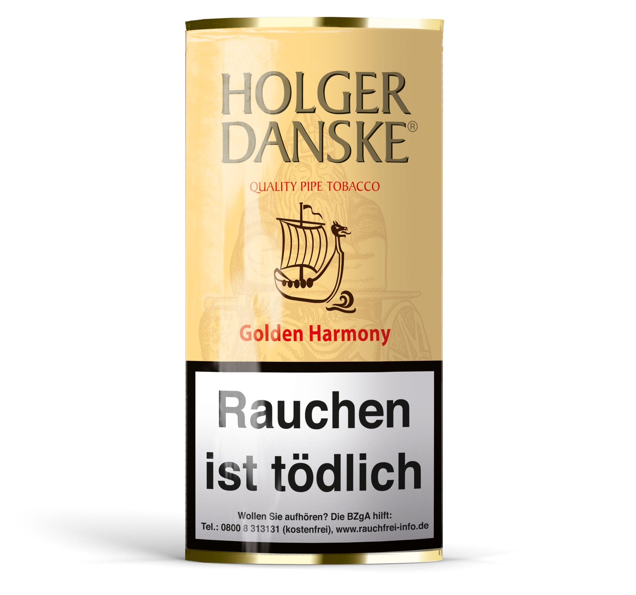 Holger Danske Pfeifentabak Golden Harmony 1 Packung