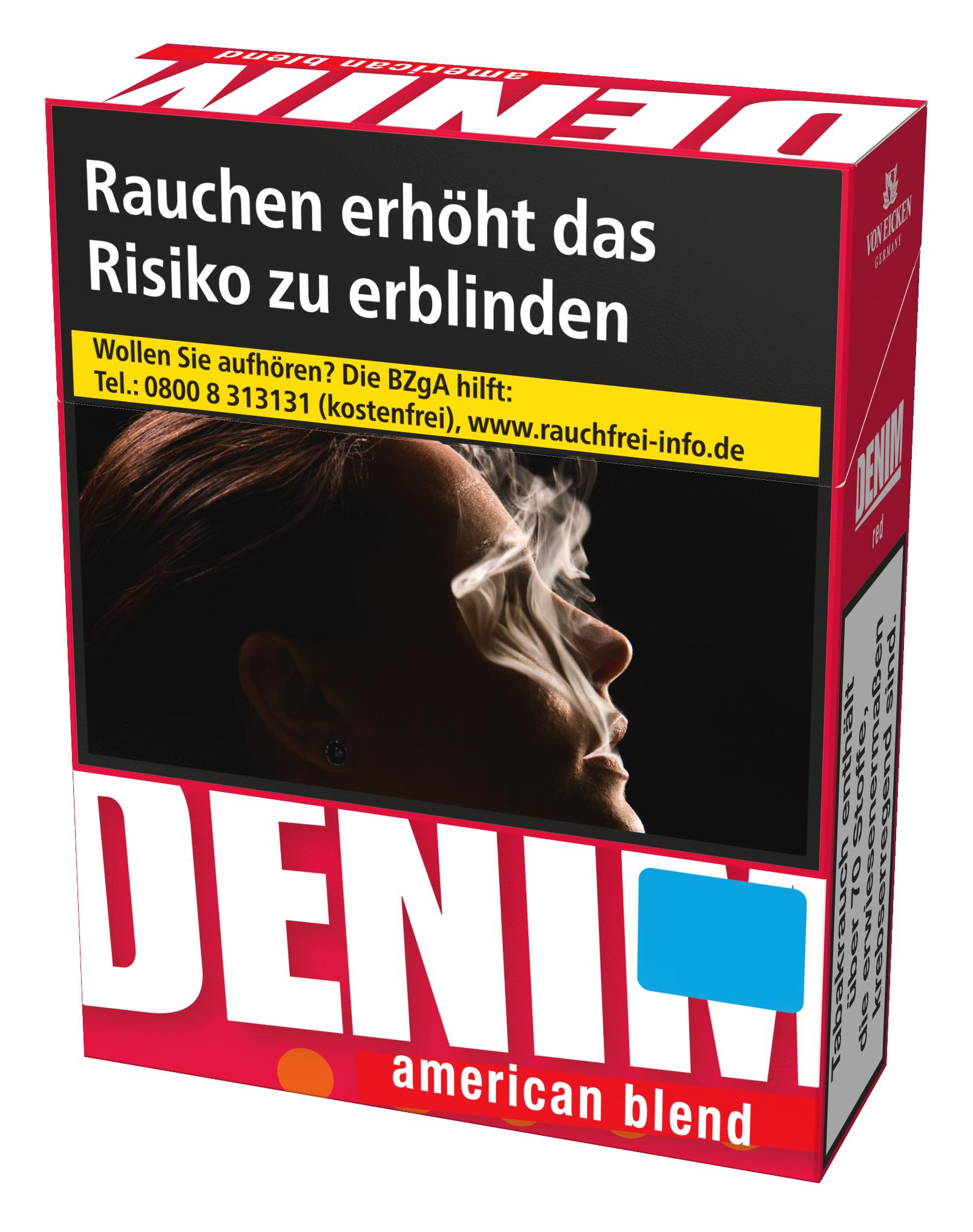 Denim Zigaretten Red XL 1 Stange 8x24 Stück