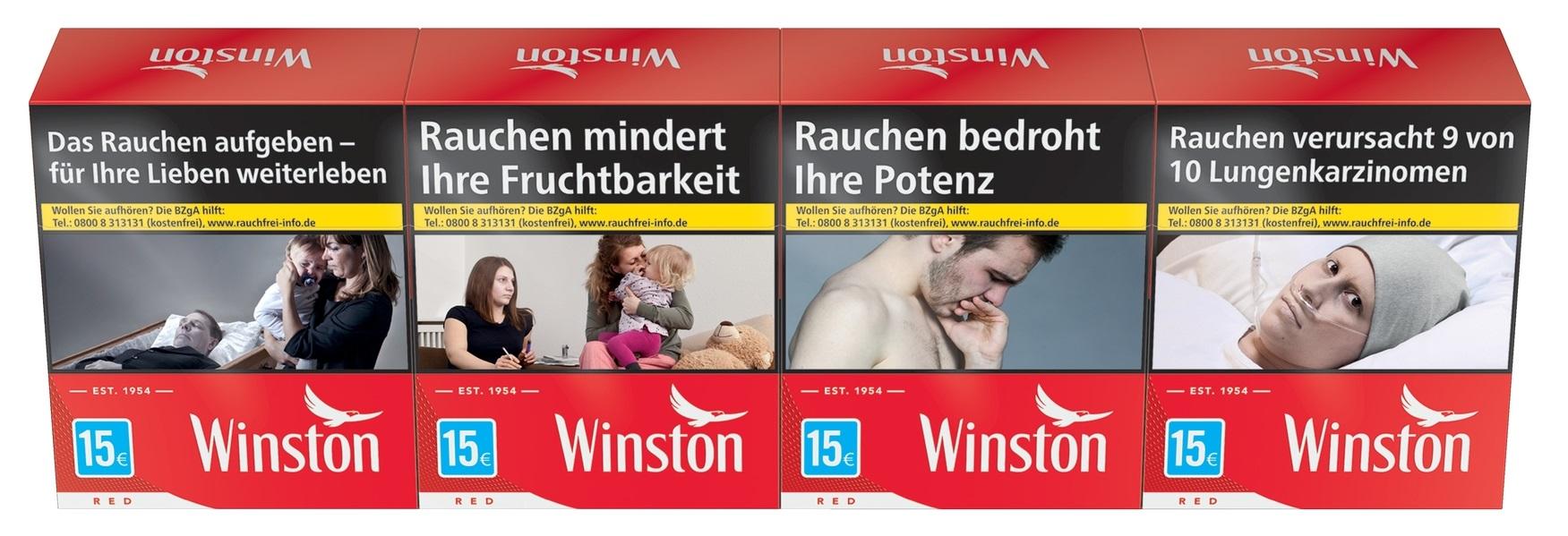 Winston Red Zigaretten 5XL 1 Stange