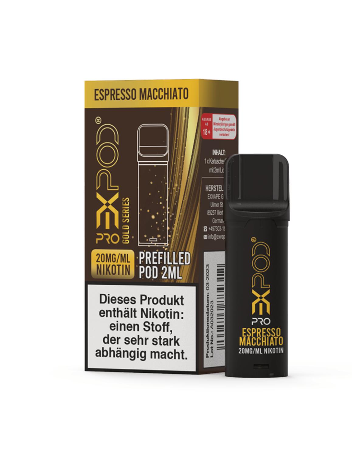 Expod Pro Pod Espresso Macchiato 20mg/ml 1 Packung