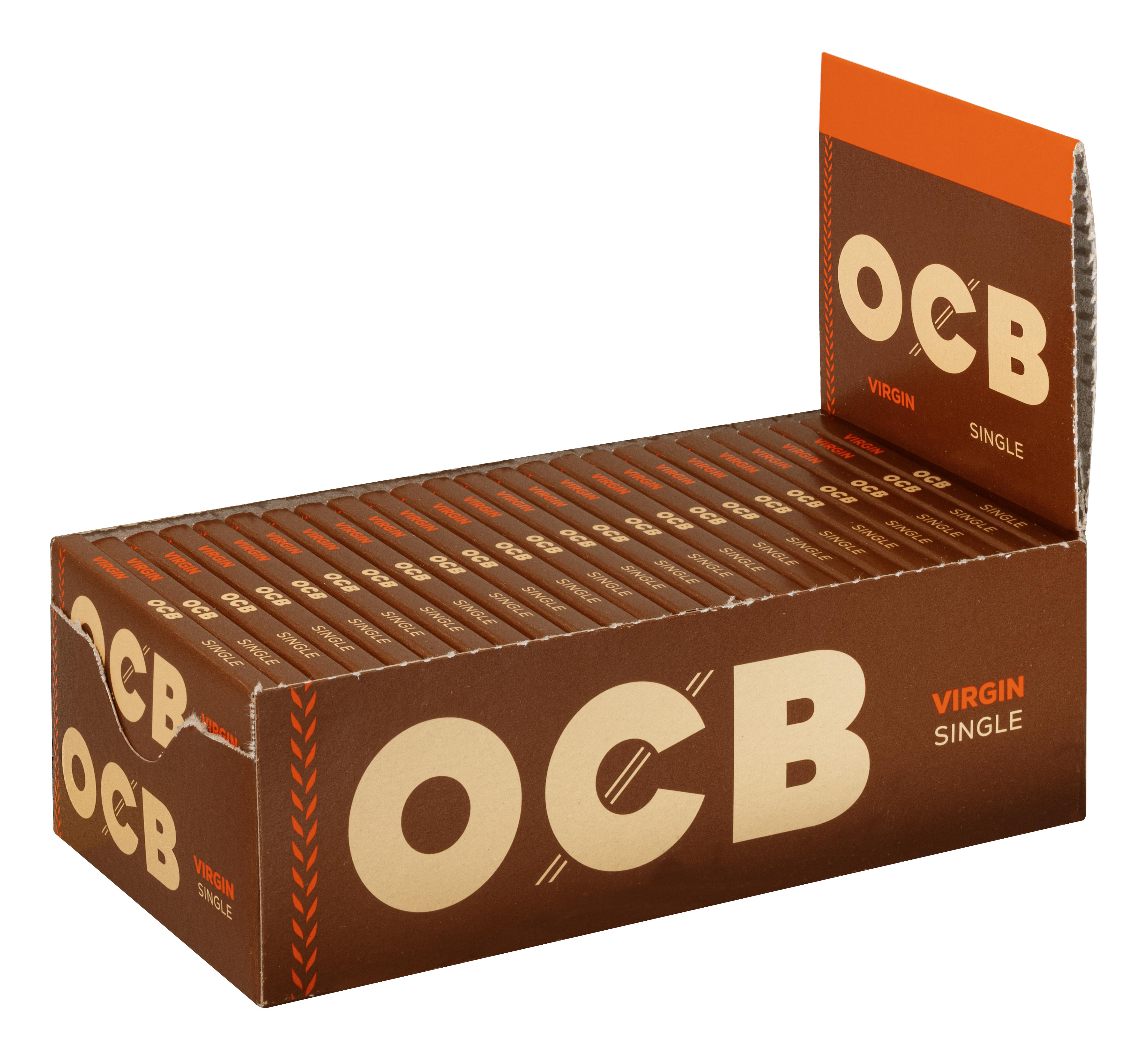 OCB Unbleached Virgin Paper 1 Gebinde 50x50 Stück