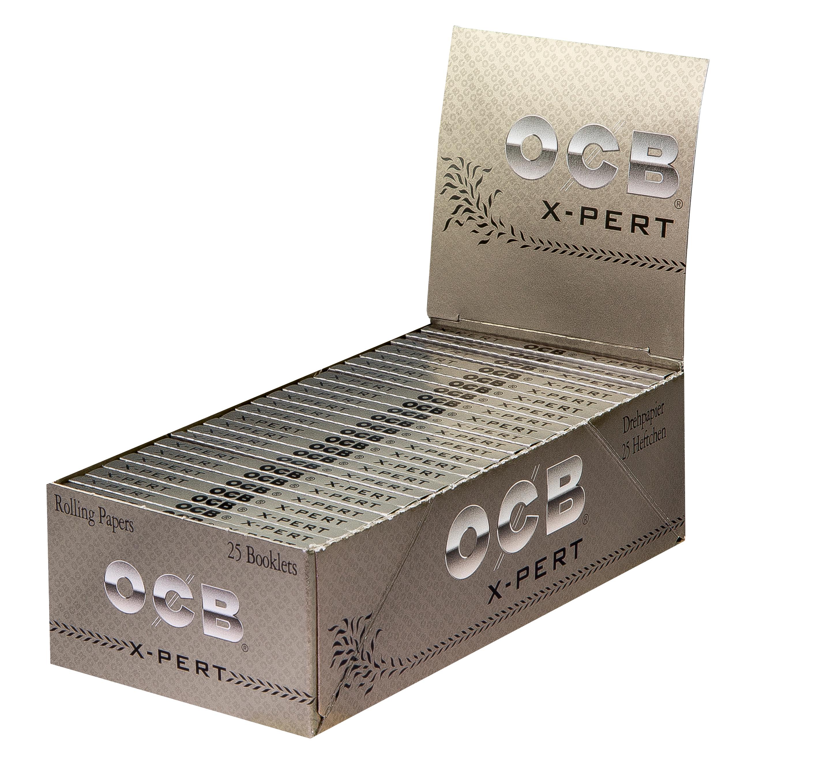 OCB Zigarettenpapier X-Pert kurz 1 Stange 25x100 Stück