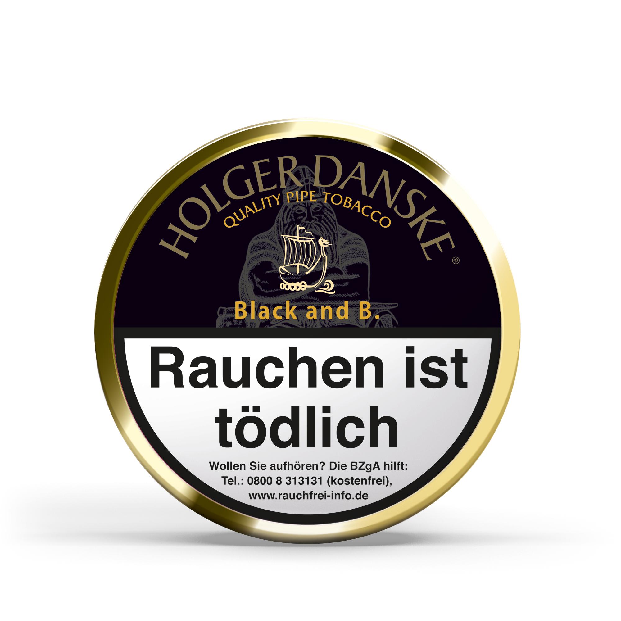 Holger Danske Pfeifentabak Black & Bourbon 1 Dose 100 Gramm
