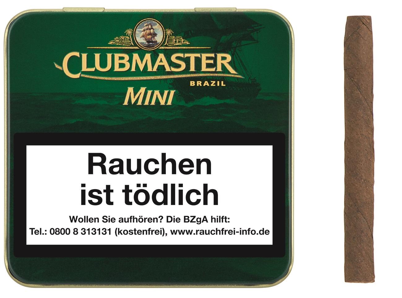 Clubmaster Zigarillos 124 Mini Brasil 1 Packung