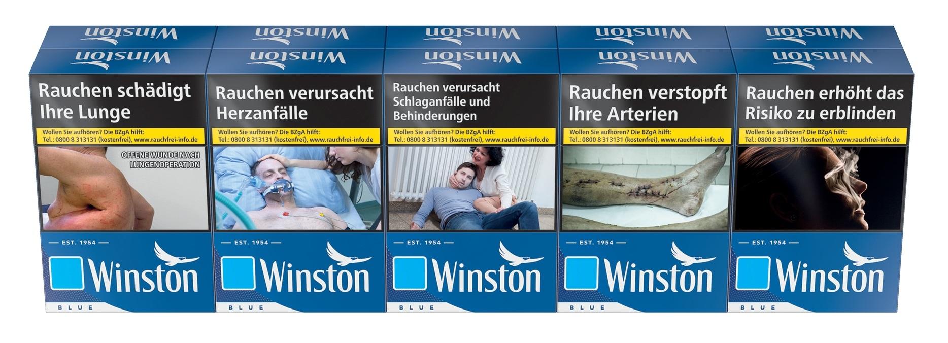 Winston Blue Zigaretten L 1 Stange 10x20 Stück