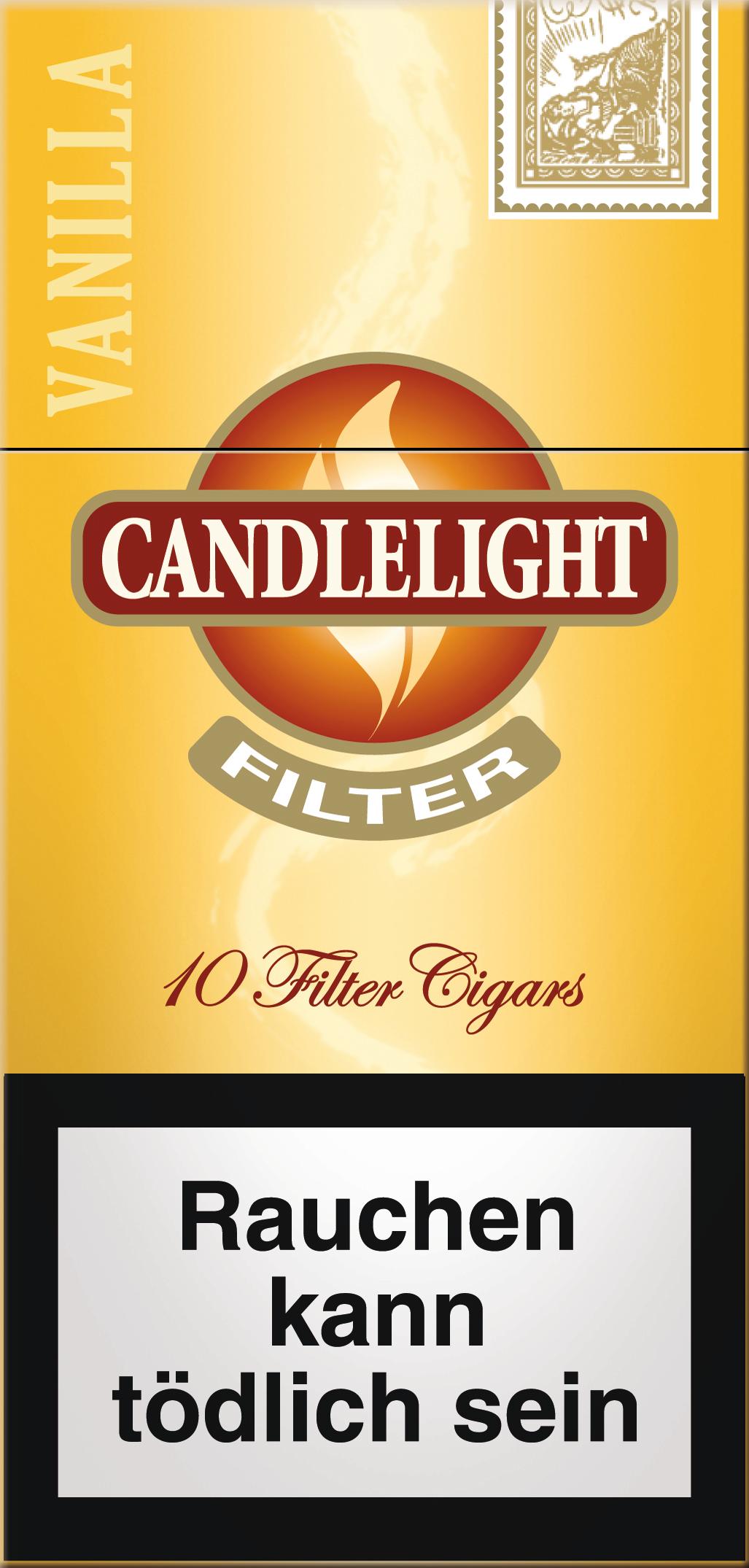 Candlelight Filter Zigarillos Vanilla 1 Packung