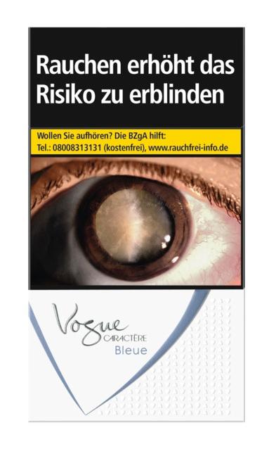 Vogue Zigaretten Caractere Bleue 1 Packung 20 Stück