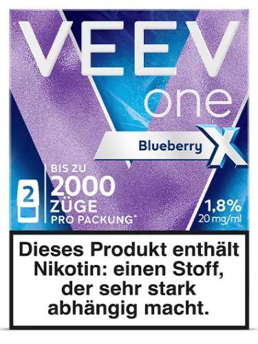Veev One Pod Blueberry Extra 20mg 1 Packung 2 Stück