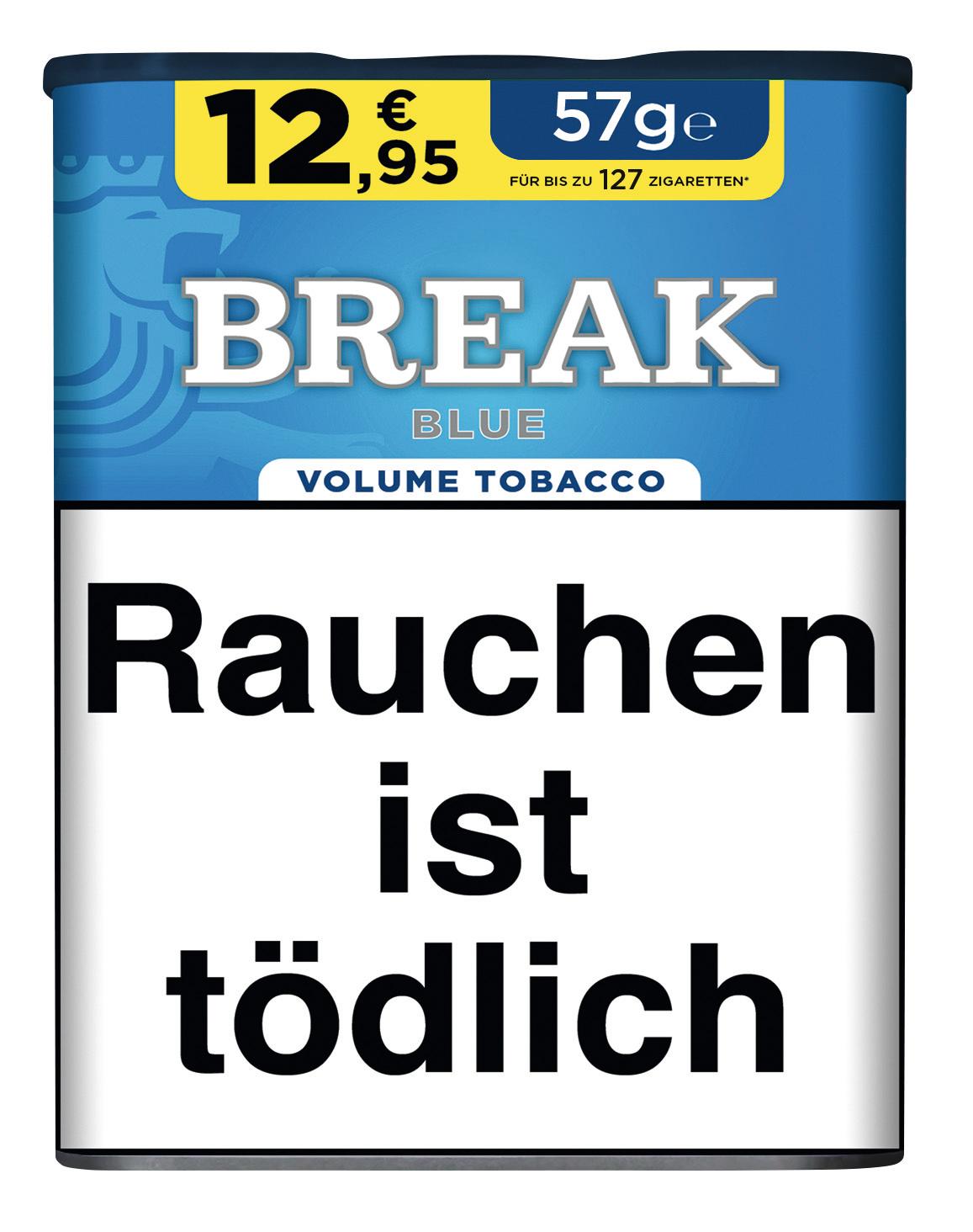 Break Volumentabak Blue 1 Dose 57 Gramm