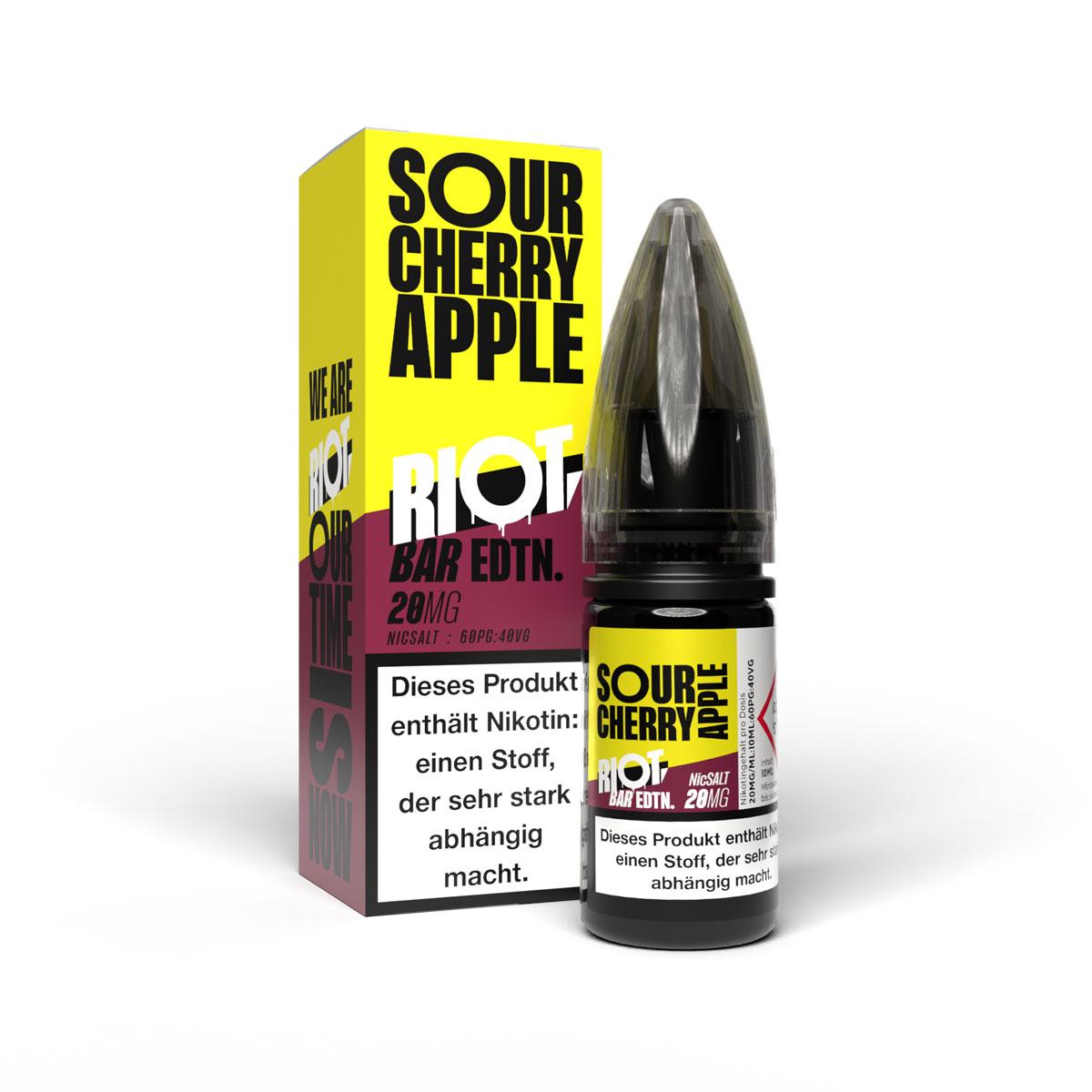 Riot Salt Sour Cherry Apple Liquid 20mg 1 Stück