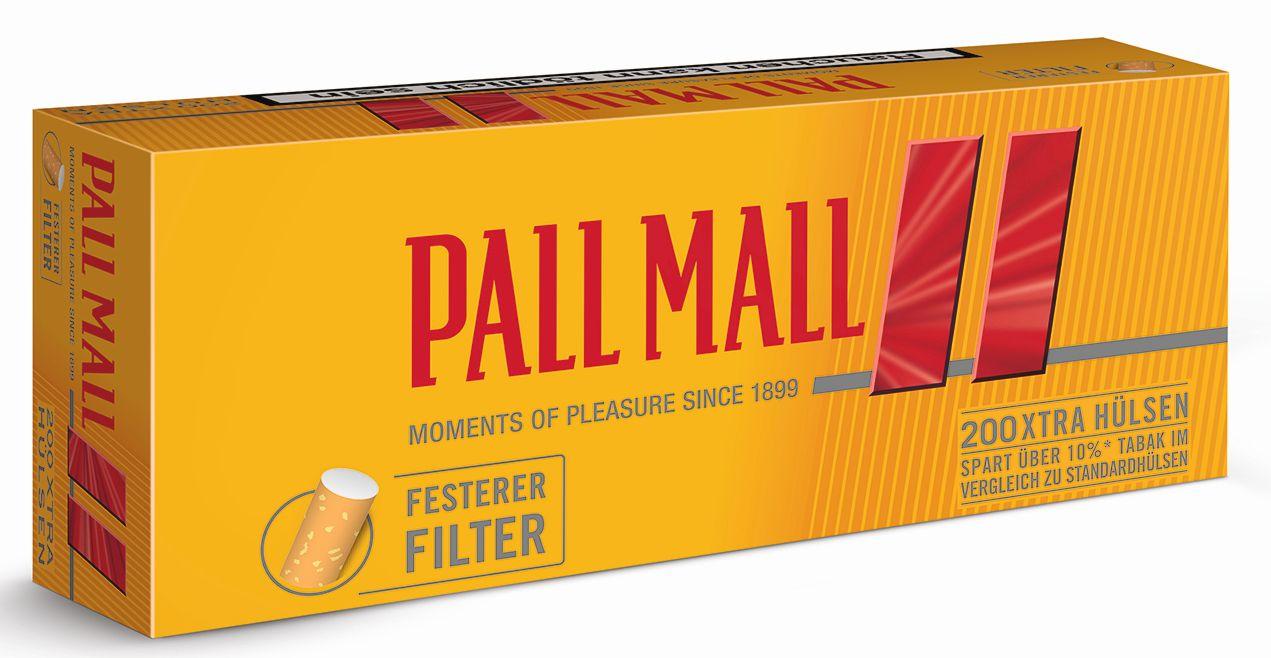 Pall Mall Allround Red Xtra Hülsen 1 Packung 200 Stück
