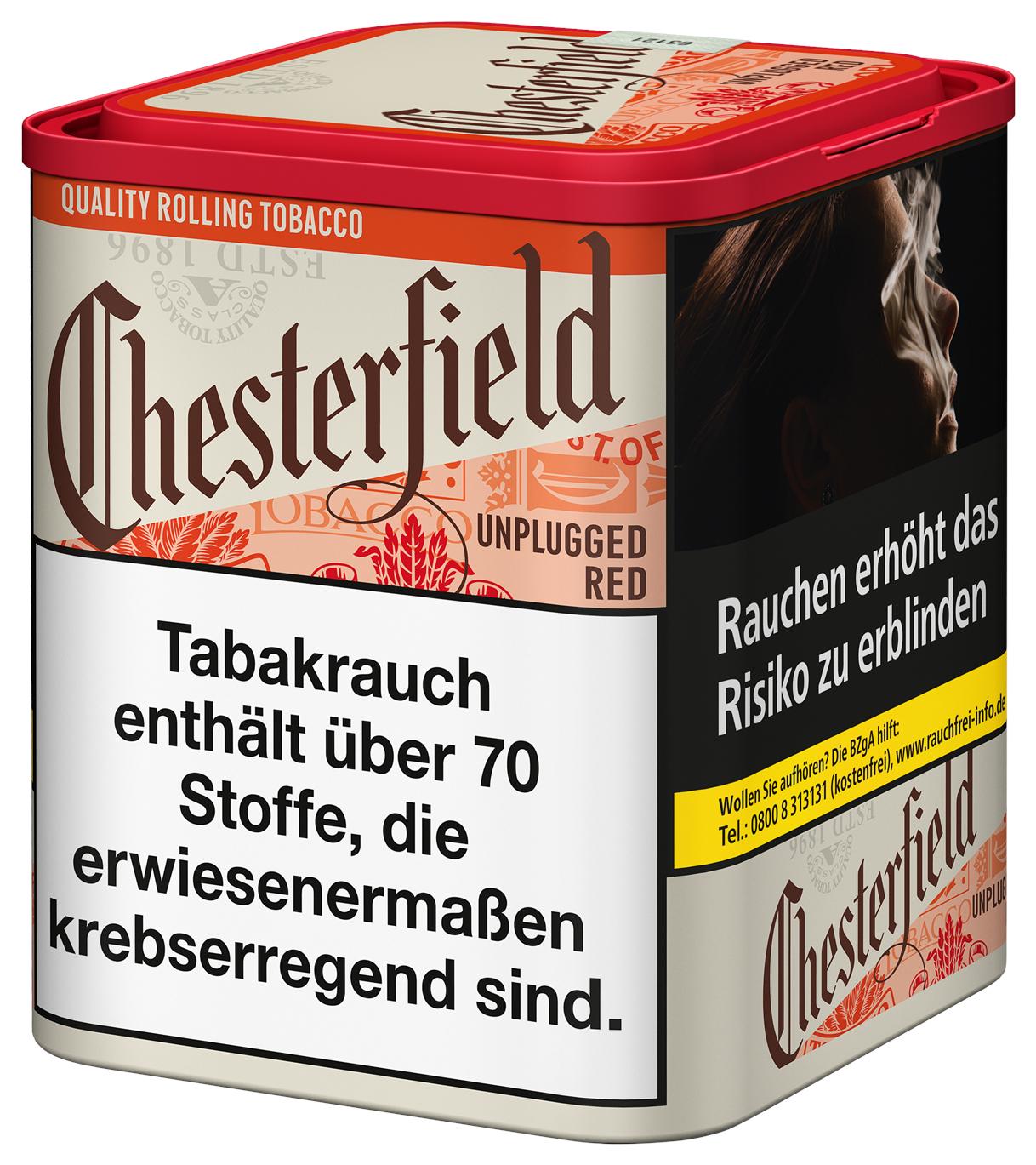 Chesterfield Zigarettentabak Unplugged Red 1 Dose