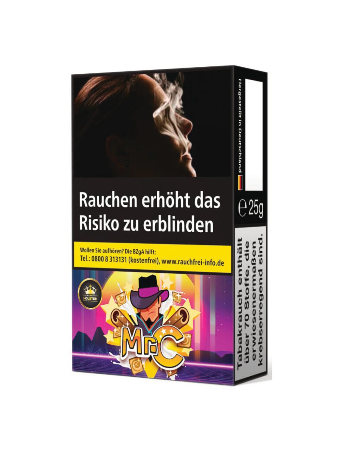 Holster Mr. C Shisha Tabak 1 Packung 25 Gramm