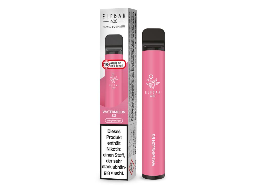 Elfbar 600 Watermelon Bubble Gum 1 Packung