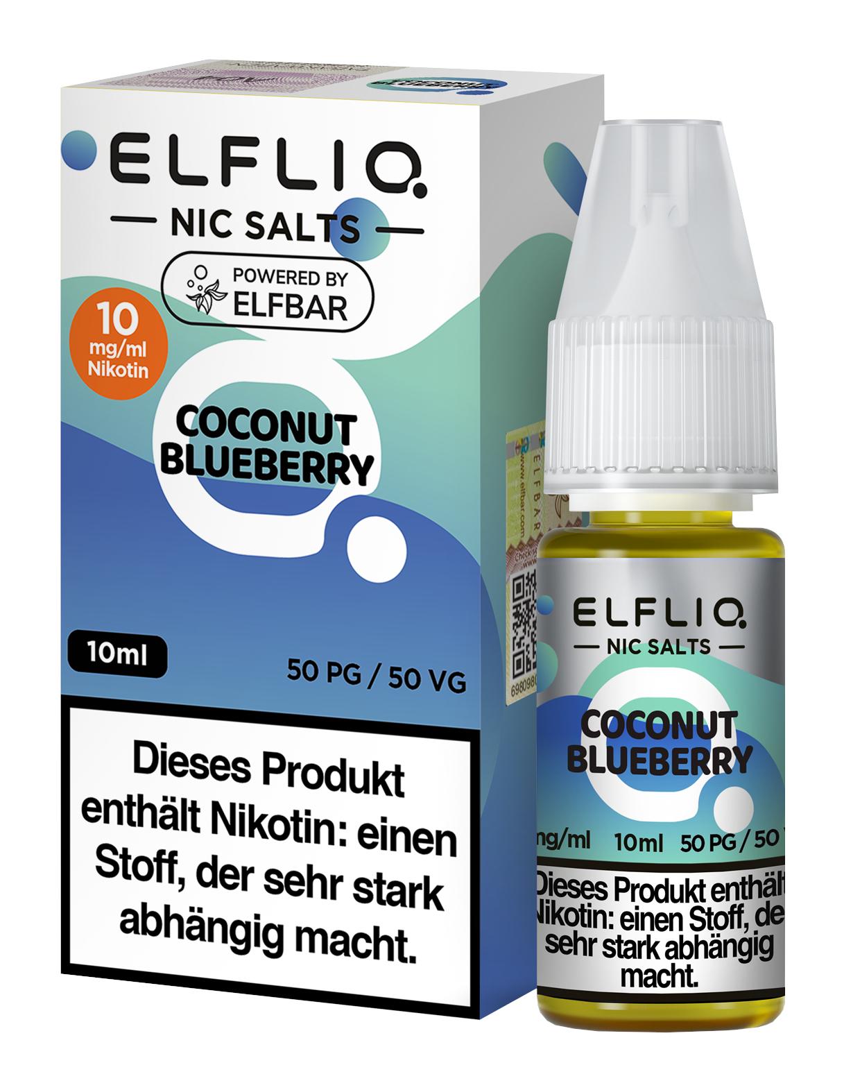 ELFLIQ Coconut Blueberry 10mg 1 Packung 1 Stück
