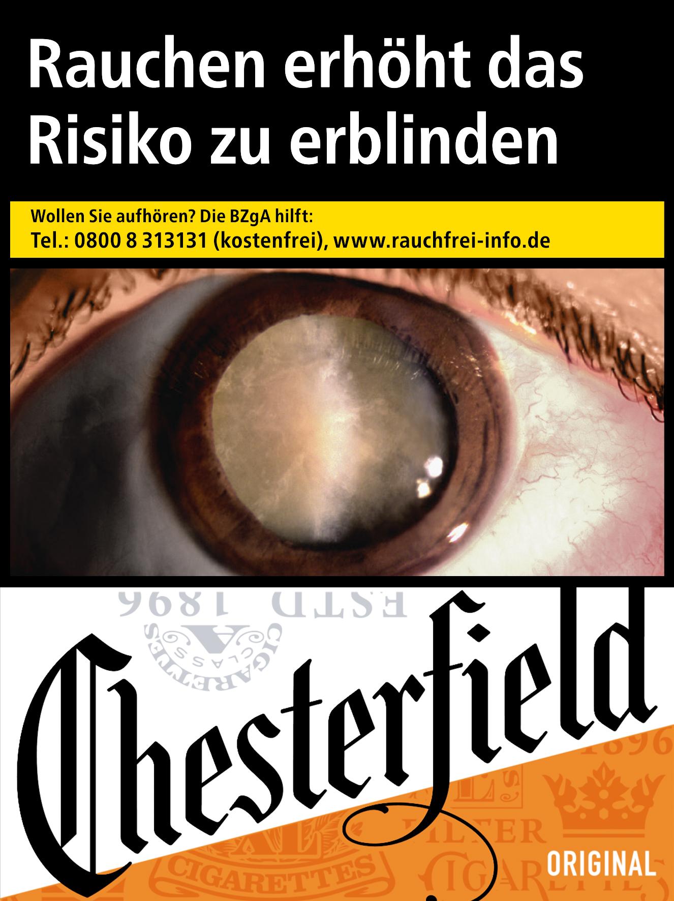 Chesterfield Original XL Zigaretten 1 Packung 30 Stück