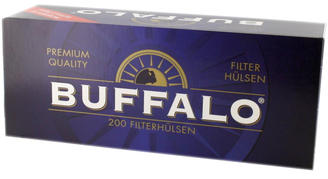Buffalo Zigarettenhülsen Blau 1 Packung