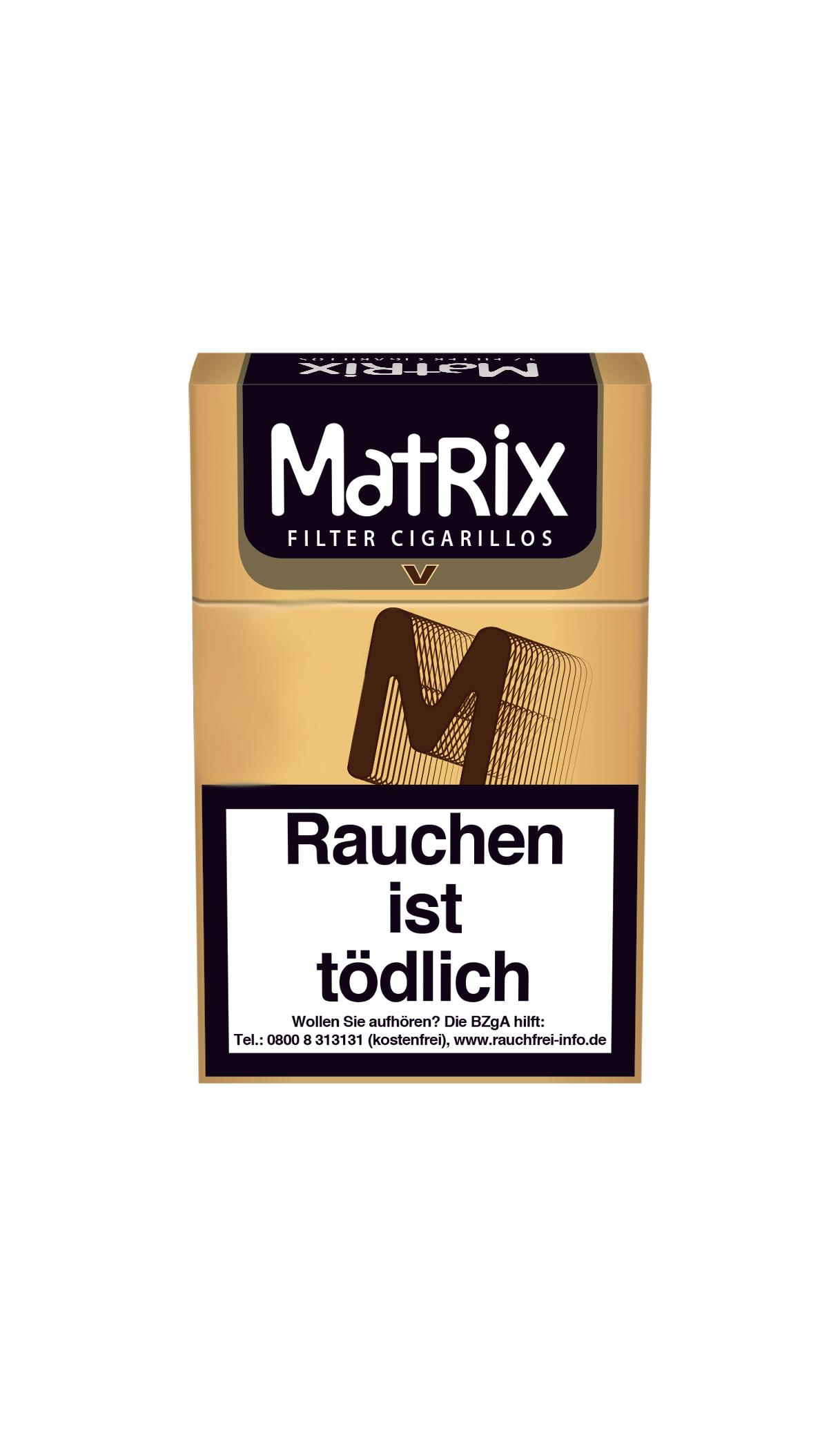 Matrix Filterzigarillos V 84mm (Vanille) 1 Packung