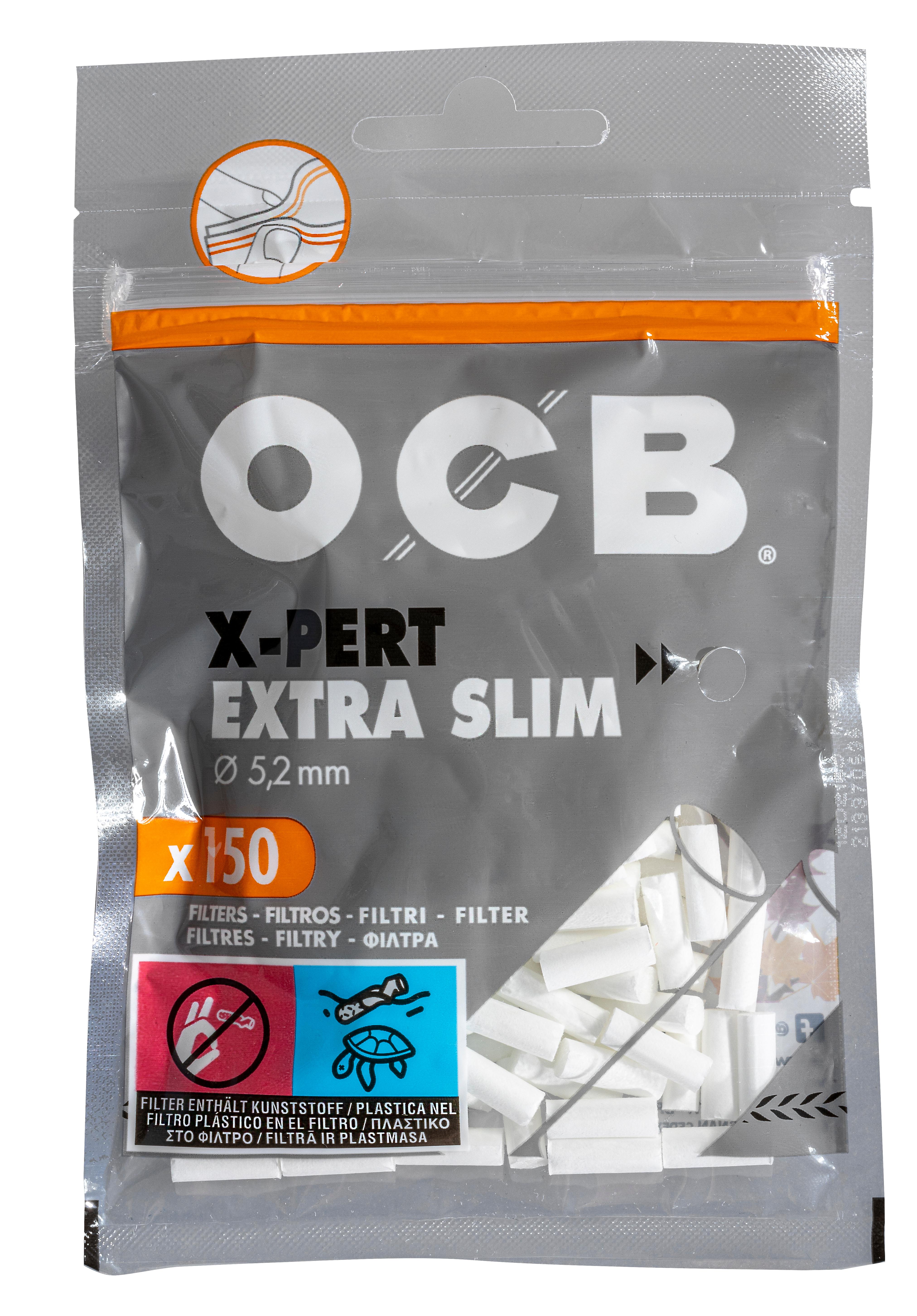 OCB X-Pert Extra Slim Filter 1 Packung 150 Stück