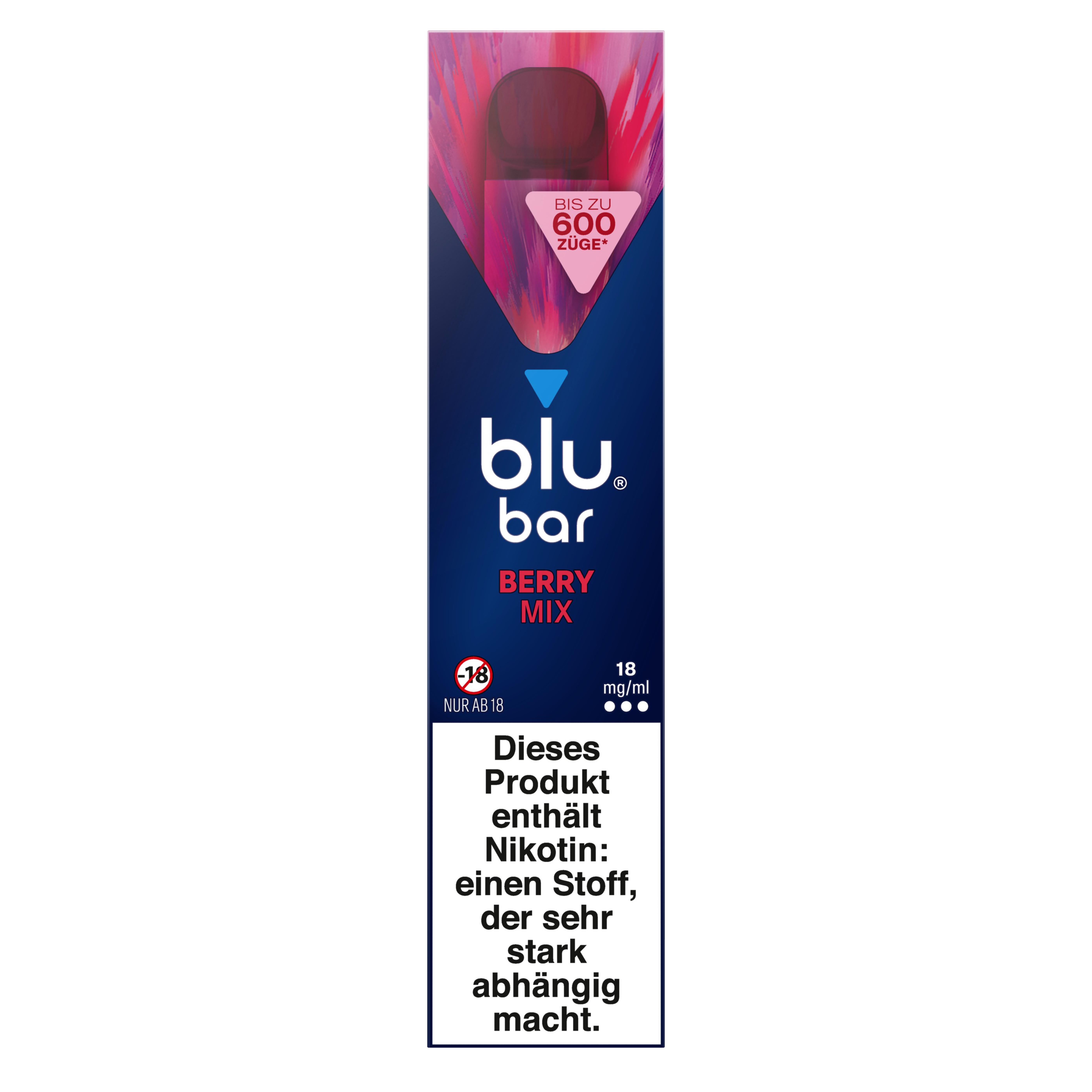 blu bar Berry Mix 18 mg 1 Packung