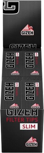 Gizeh Black Filter Tips Slim 1 Stange