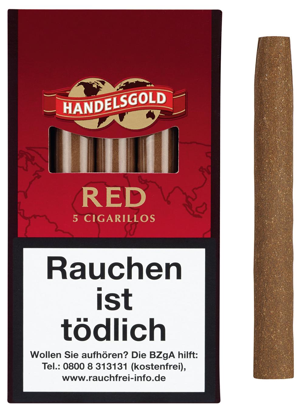 Handelsgold Zigarillos 213 Red (Cherry) 1 Packung