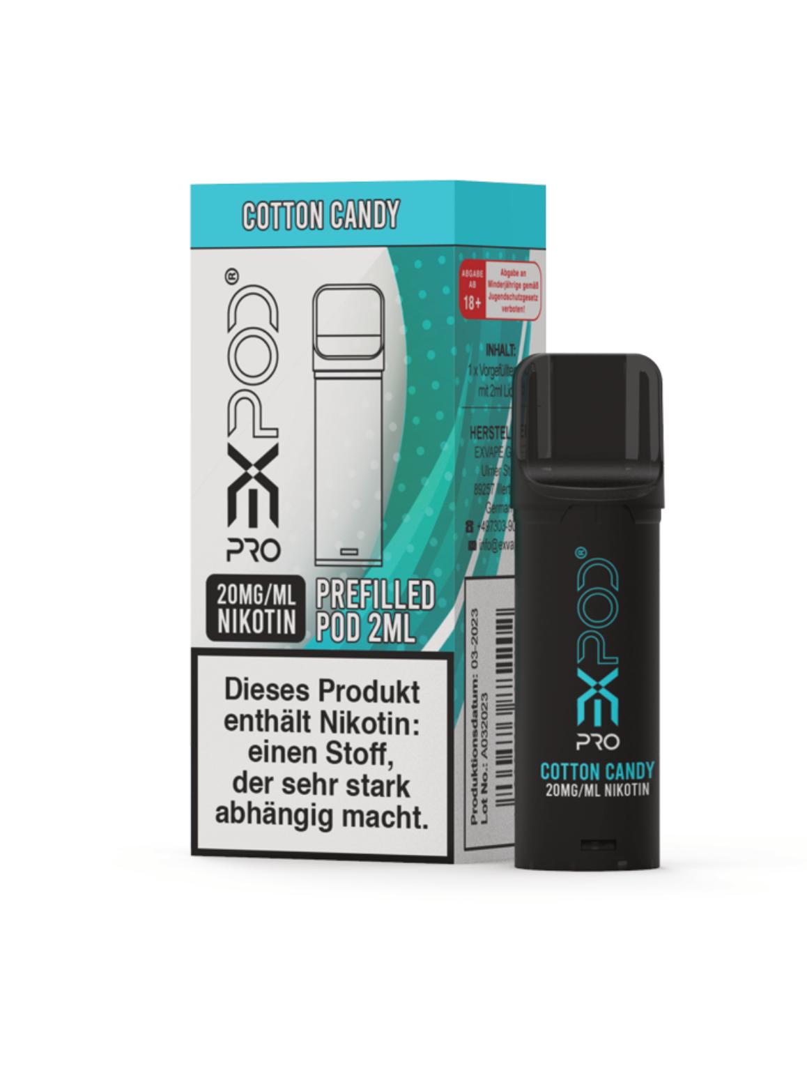 Expod Pro Pod Cotton Candy 20mg/ml 1 Packung 1 Stück