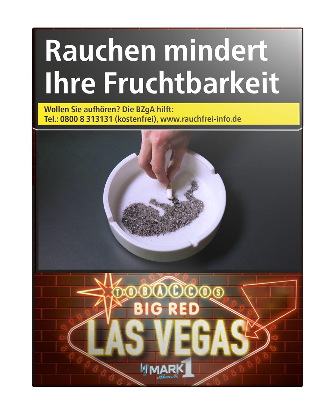 Las Vegas Red Zigaretten in der Stange mit 8 Packungen zu je 25 Stück im King Size Format mit American Blend Tabakmischung.