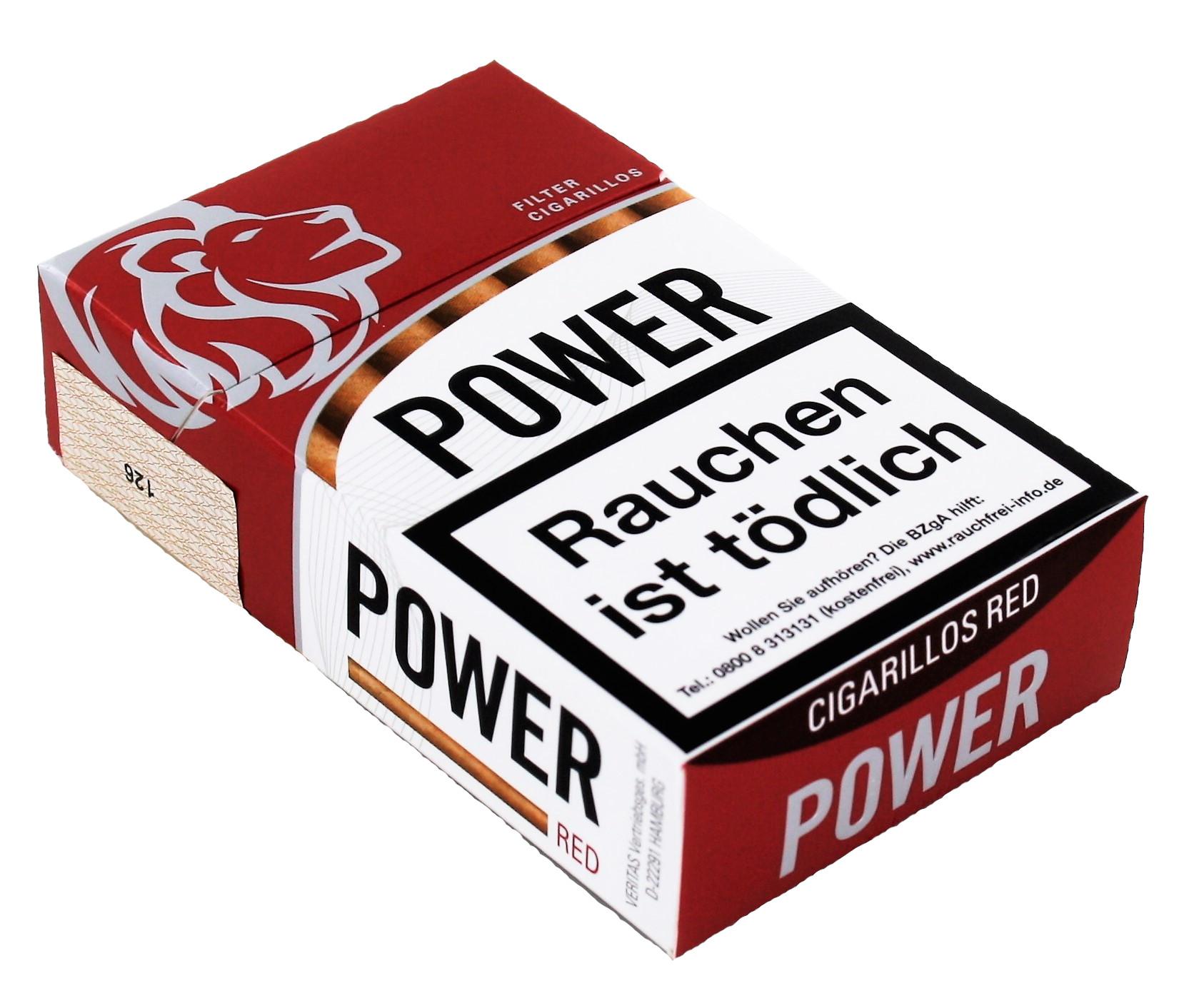 Power Red Filter Zigarillos 1 Packung