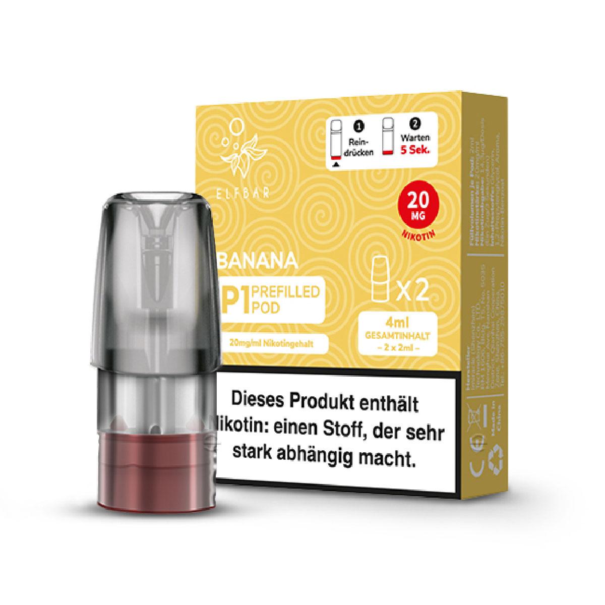 Elfbar Mate 500 Banana 20mg/ml 1 Packung 2 Stück