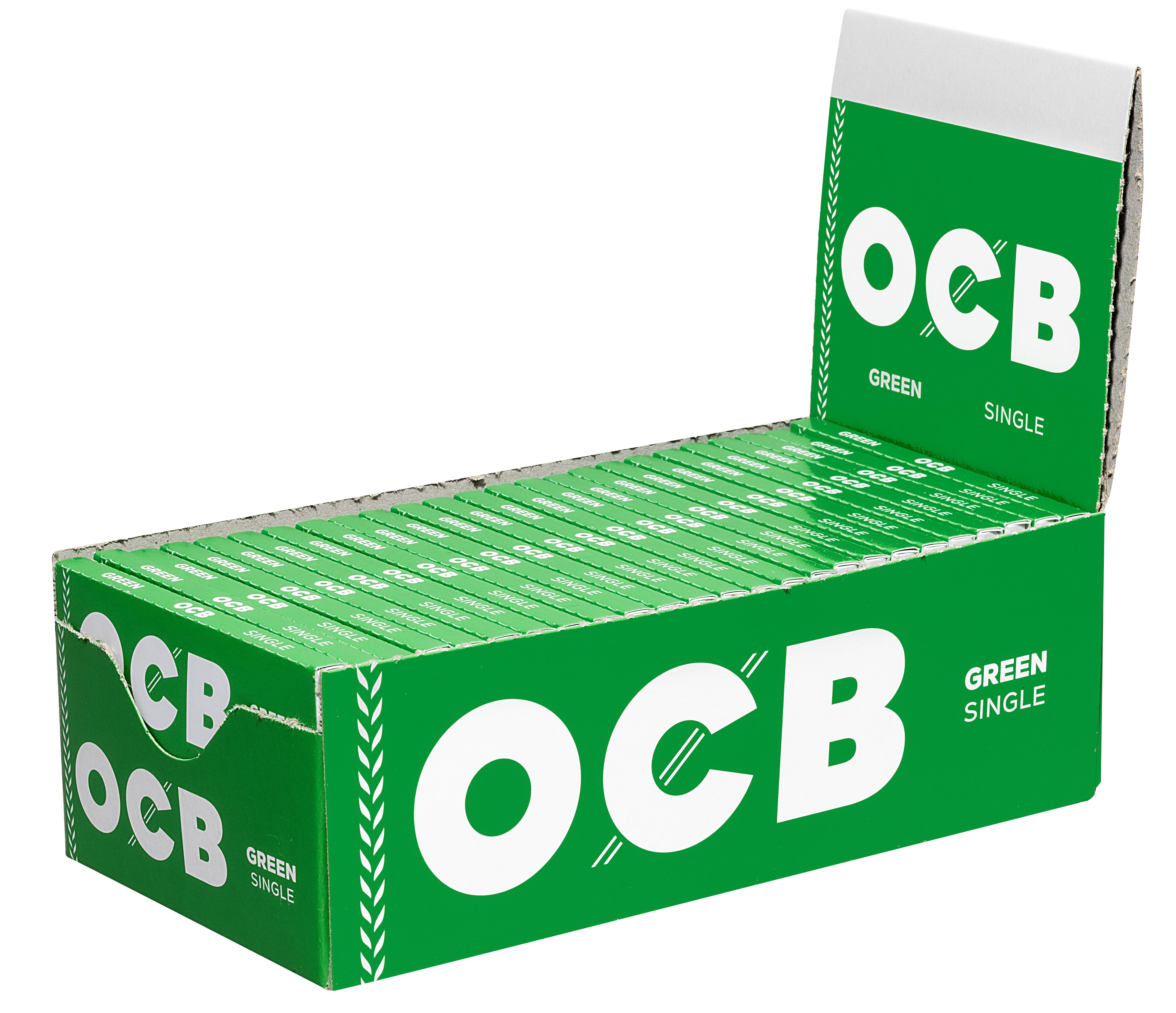 OCB Zigarettenpapier Grün 1 Packung 50 Stück