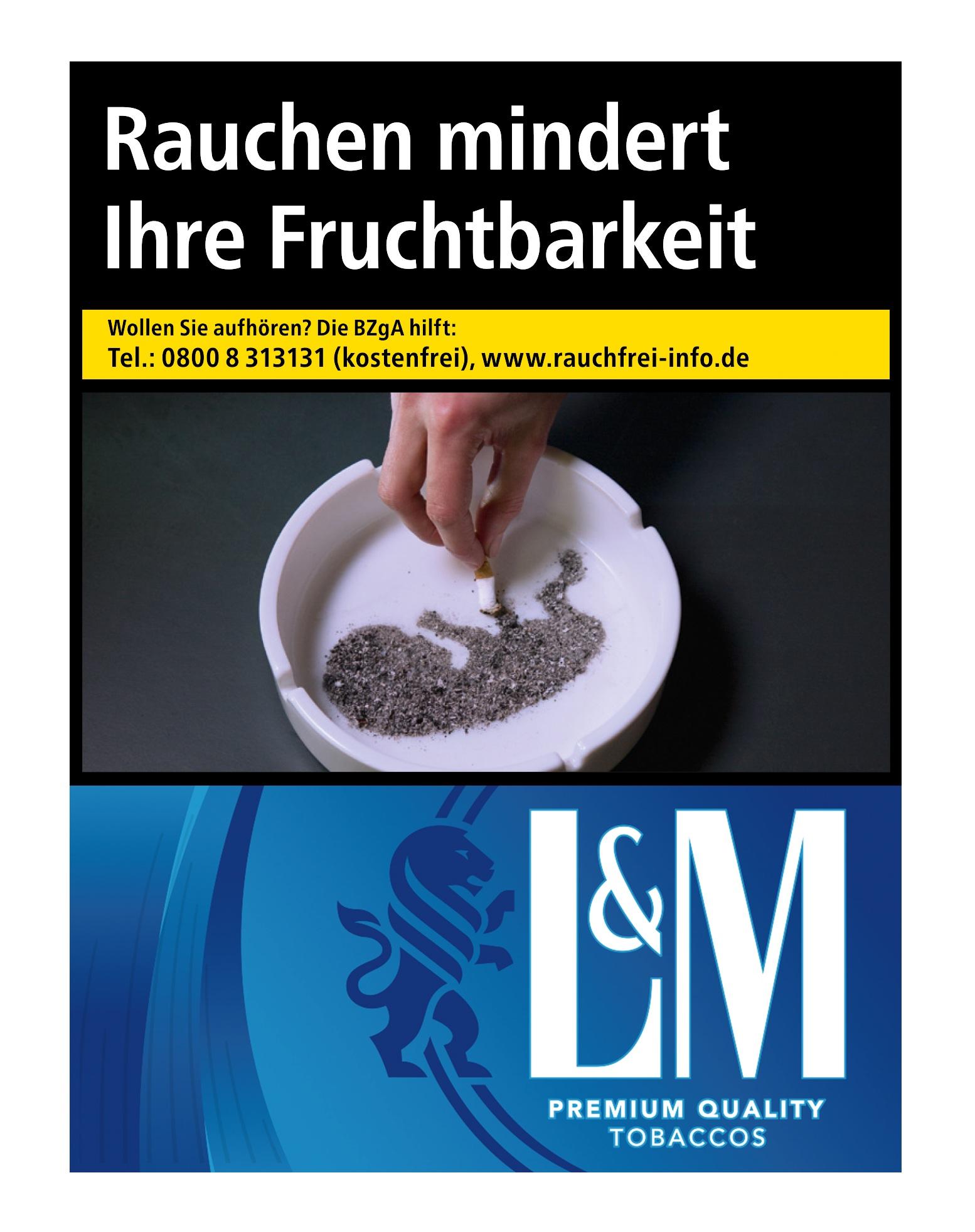 L&M Blue XL Zigaretten 1 Packung 24 Stück