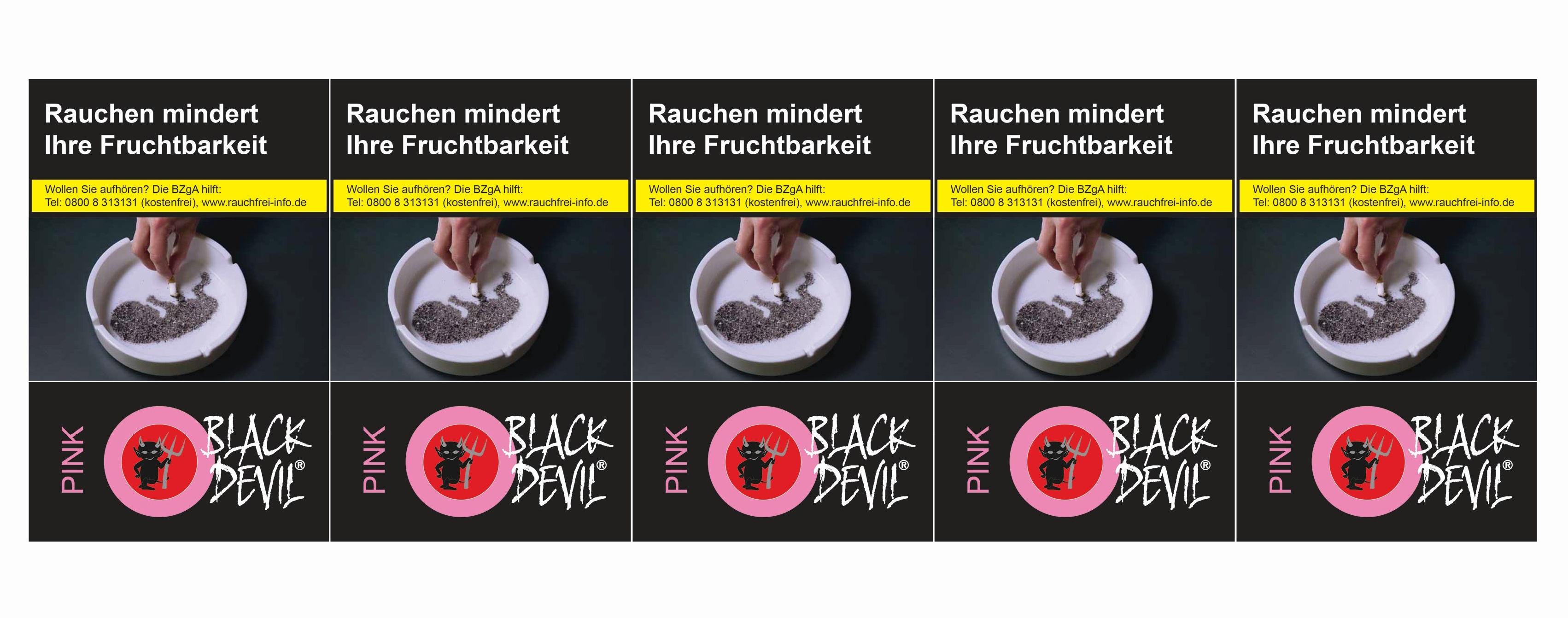Black Devil Zigaretten Pink 1 Stange 10x20 Stück