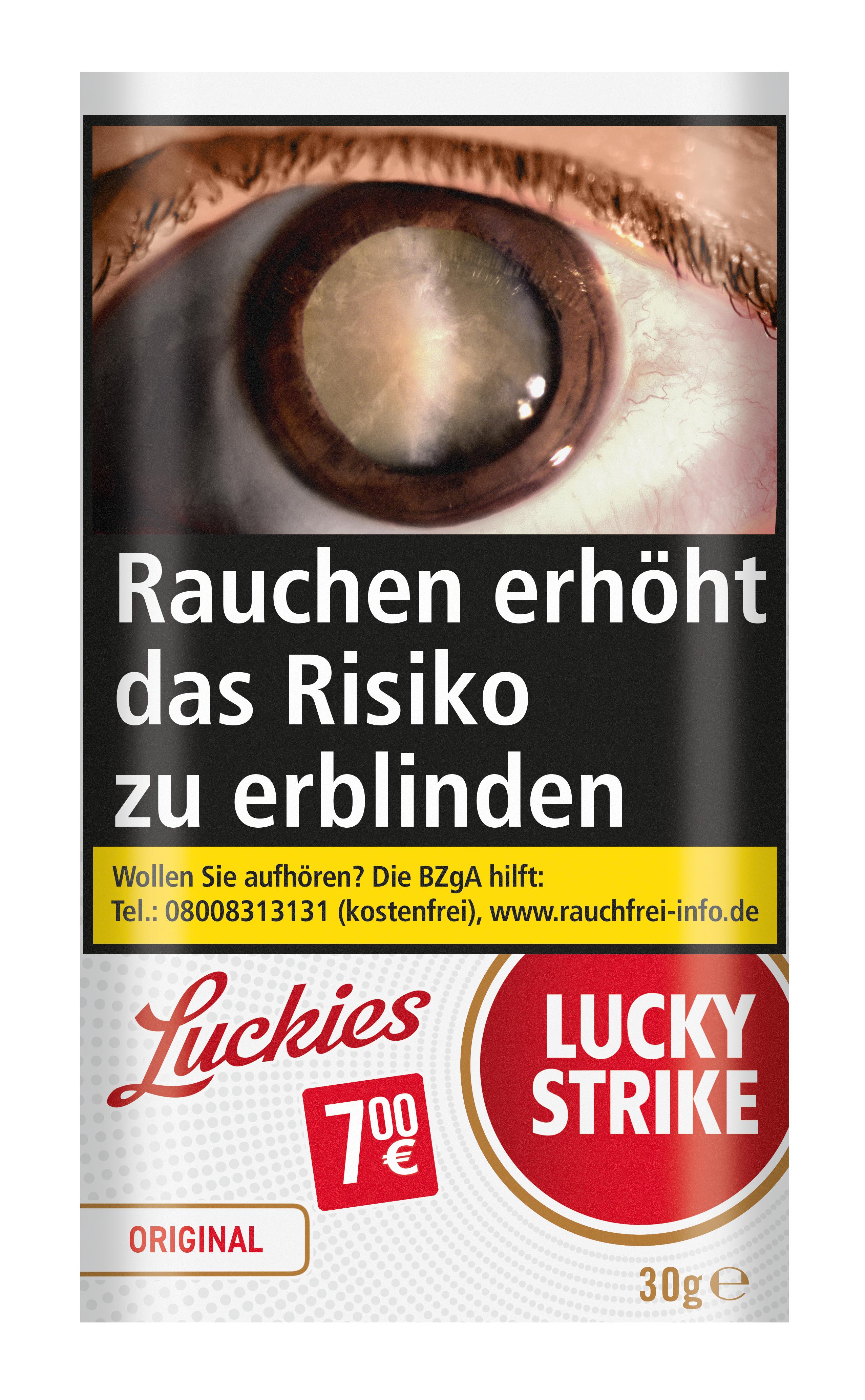 Lucky Strike Zigarettentabak Original Red 1 Stange