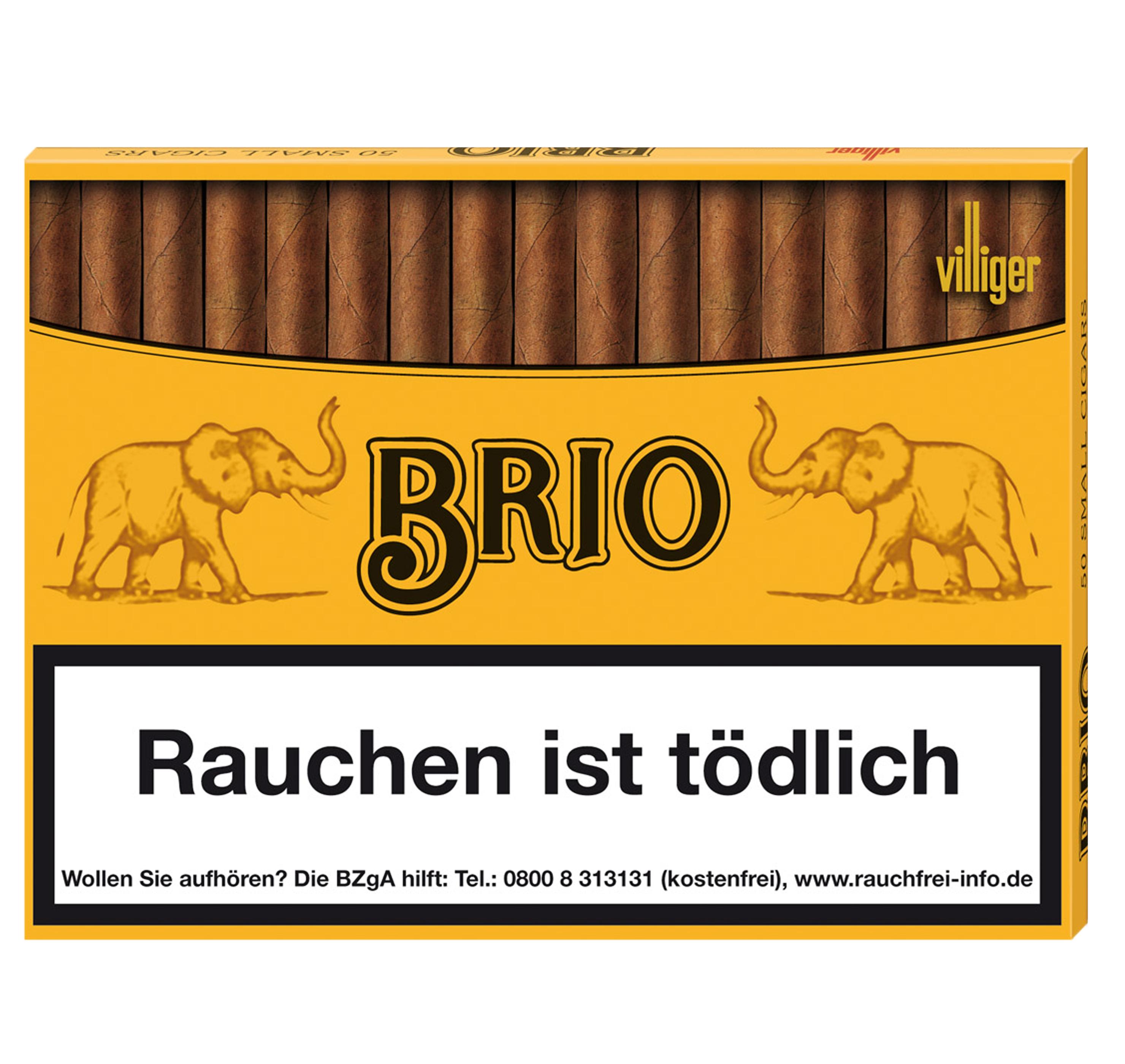 Villiger BRIO Zigarillos 1 Packung 50 Stück