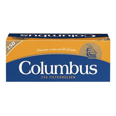 Columbus Zigarettenhülsen 1 Packung 250 Stück