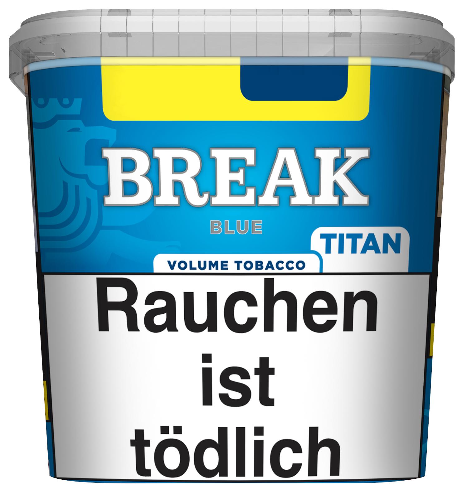 Break Volumentabak Blue Titan Box 1 Eimer 300 Gramm