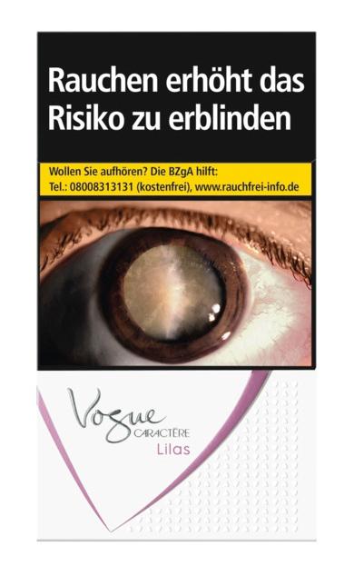 Vogue Zigaretten Caractere Lilas 1 Packung 20 Stück