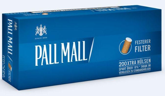 Pall Mall Xtra Smooth Taste Hülsen 1 Packung 200 Stück