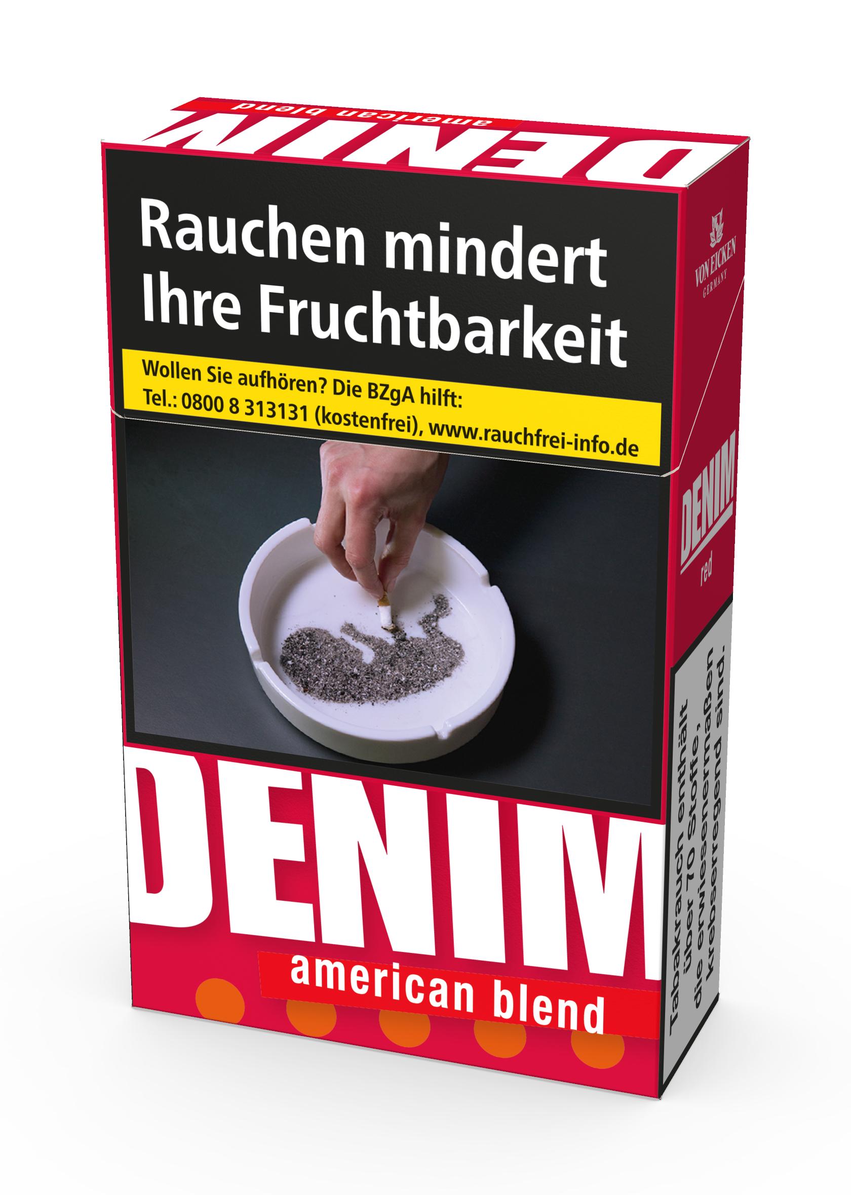 Denim Zigaretten Red L 1 Packung 20 Stück