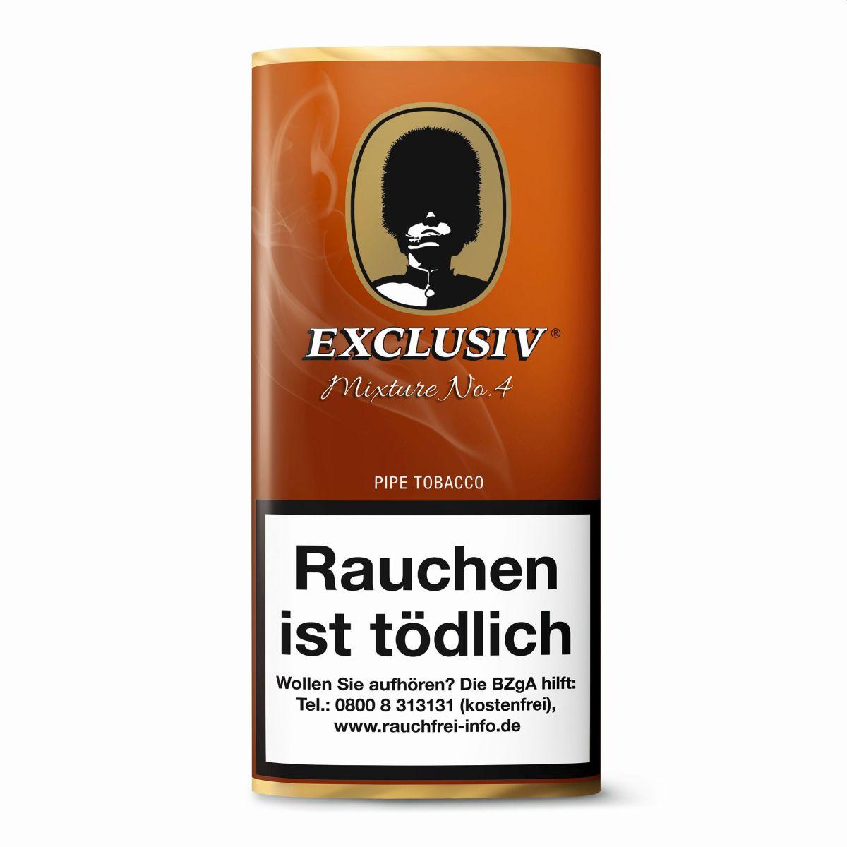 Exclusiv Pfeifentabak Mixture No. 4 (Cavendish) 1 Packung 50 Gramm