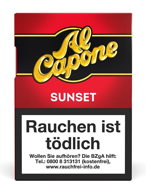 Al Capone Pocket Sunset Filter Zigarillos 1 Packung 18 Stück